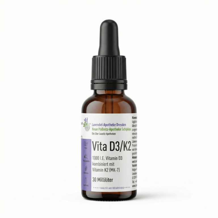 Flasche Vitamin D3 K2